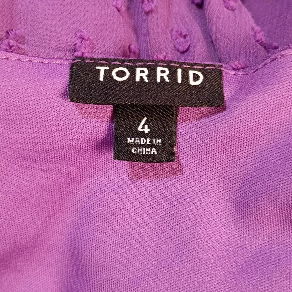 Torrid Women's Purple Dress - Picture 5 of 7